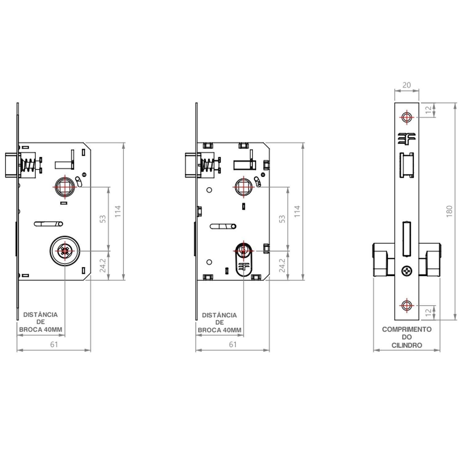 FECH ROSETA QUAD EXT 740E77755LO 3F Androfer