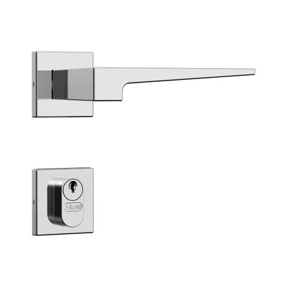 Fechadura Classic 3200 Roseta Quadrada Externa Inox Stam