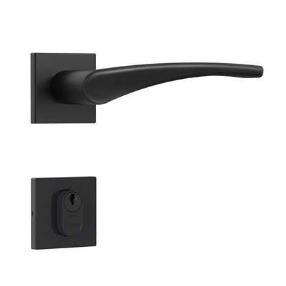Fechadura Classic 3500 (40mm) Quadrada Externa Black Stam