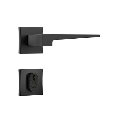 Fechadura Classic Externa 3200 55mm Ros Quad. Black Stam
