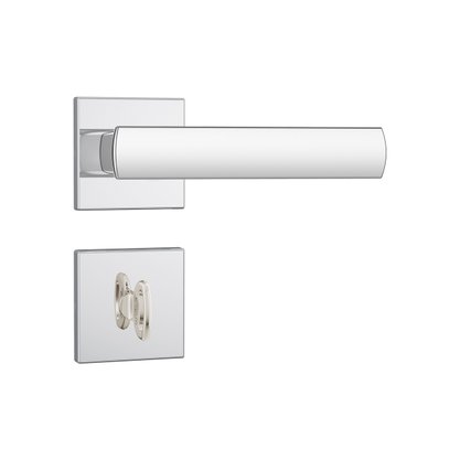 Fechadura Wc 823/35 Roseta Quadrada Inox Stam