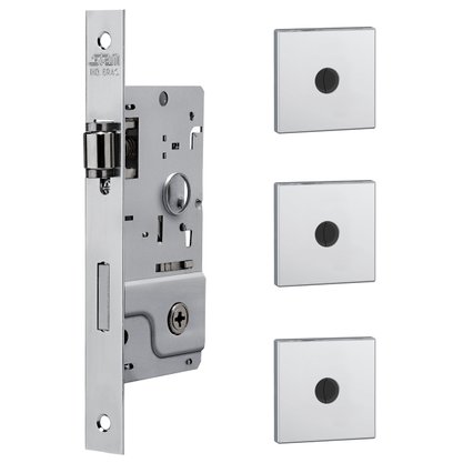 Kit Fechaduras Pivotante 800 T. Rolete R Quadrada Inox Stam