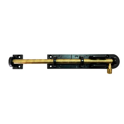 Trinco Ferrolho Universal 30cm Latonado Oxidado Isero