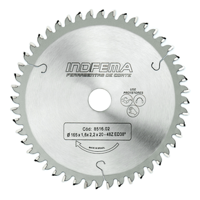Disco De Serra Circular 165x48 2,2 x 1,6 x  20 Ed-38g Indfema