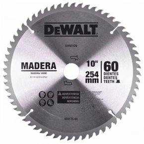 Disco De Serra Circular 254x60 Para Madeira Dewalt