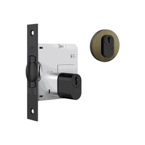 Fechadura 1005 Pivotante Roseta Redonda Antique Stam