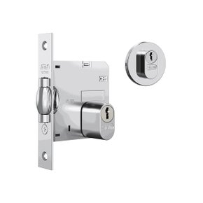 Fechadura 1005 Pivotante Roseta Redonda Inox Stam