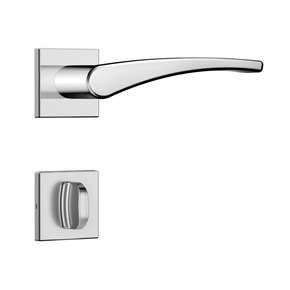 Fechadura Classic 3500 (40mm) Quadrada Banheiro Cromado Stam