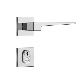 Fechadura Classic Externa 3200 55mm Ros Quad. Cromado Stam