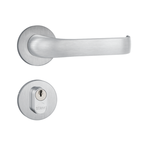 Fechadura Externa 803/37 Roseta Redonda Inox Escovado Stam