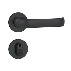 Fechadura Externa 803/37 Roseta Redonda Preto Fosco Stam