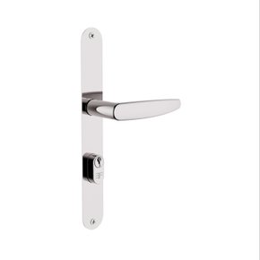 Fechadura Externa Perfil Estreito Cromado Cilindro 50 3f