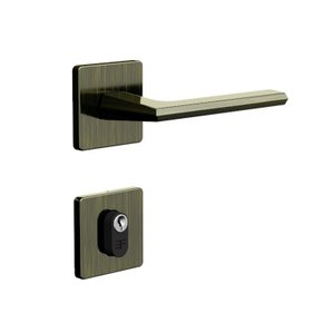 Fechadura Externa Roseta Quadrada Antique 3F