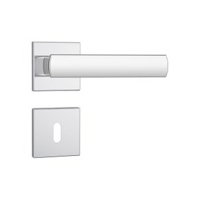 Fechadura Interna 813/35 Roseta Quadrada Cromada Stam