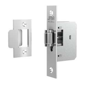 Fecho Pivotante Trinco Rolete Auxiliar Cromado Stam