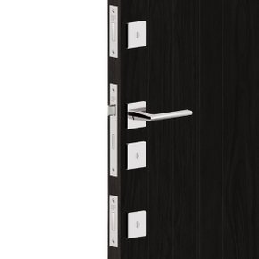 Kit De Fechaduras Roseta Quadrada Tetra Cromada 3f