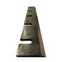 Faca De Aço Desengrosso Com Rasgo 500x75x9mm Fepam
