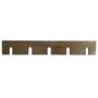 Faca De Aço Desengrosso Com Rasgo 500x75x9mm Fepam