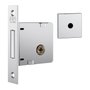 Fechadura 1004 Auxiliar Tetra Chave Longa Quadrada Inox Stam