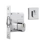 Fechadura 1005 Pivotante Roseta Quadrada Inox Stam