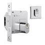 Fechadura 1006 Porta De Correr Externa Quadrada Cromada Stam