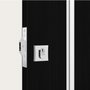 Fechadura 1006 Porta De Correr Externa Quadrada Cromada Stam