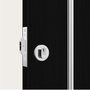 Fechadura 1006 Porta De Correr Externa Redonda Inox Stam