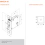 Fechadura 1006s Wc Porta Correr R. Quad Classic Cromado Stam