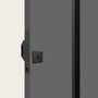 Fechadura 1008 Porta De Correr Roseta Quadrada Black Stam