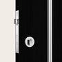 Fechadura 1601 Porta Pivotante Roseta Redonda Inox Stam