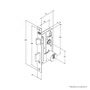 Fechadura 1800/21 Externa Tetra  Inox Stam