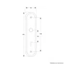 Fechadura 1810/21 Porta Interna Antique Stam
