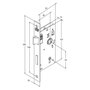 Fechadura 1810/35 Porta Interna Antique Stam
