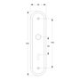 Fechadura 1810/35 Porta Interna Antique Stam