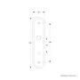 Fechadura 1820/21 Porta De Banheiro Inox Stam