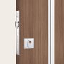 Fechadura 803 Porta Pivotante Roseta Quadrada Inox Stam