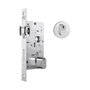 Fechadura 803 Porta Pivotante Roseta Redonda Inox Stam
