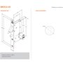 Fechadura 950 Porta Correr Externa Ros Redonda Antique Stam