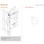 Fechadura 950 Porta De Correr Wc Roseta Redonda Antique Stam