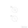 Fechadura Banheiro 823/37 Roseta Redonda Inox Escovado Stam