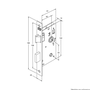 Fechadura Banheiro 823/37 Roseta Redonda Inox Stam