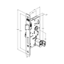 Fechadura Classic 3500 (40mm) Quadrada Externa Cromado Stam