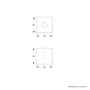 Fechadura Classic 3500 (40mm) Quadrada Interna Cromado Stam