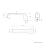 Fechadura Externa 803/37 Roseta Redonda Inox Escovado Stam