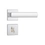 Fechadura Wc 823/35 Roseta Quadrada Inox Stam