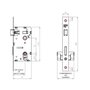 Fechadura Wc Roseta Quadrada Antique 3F