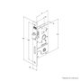 Kit Fechaduras Pivotante 800 T. Rolete R Quadrada Inox Stam
