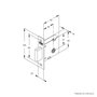 Kit Fechaduras Pivotante 800 T. Rolete R Quadrada Preta Stam